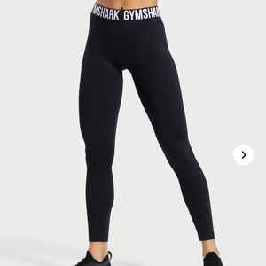 Gymshark Fit Leggings - Black/White